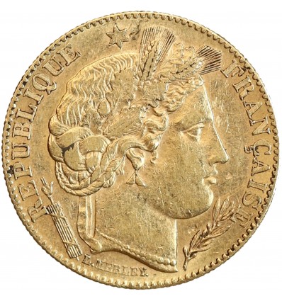 10 Francs Cérès Troisième République