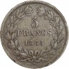 5 Francs Louis-Philippe Ier Tête Laurée Tranche en Relief