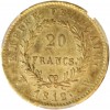 20 Francs Napoléon Ier Tête Laurée Revers Empire - PCGS AU58