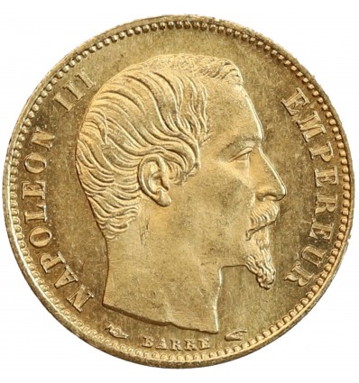 5 Francs Napoléon III Petit Module - Tranche Lisse