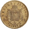 20 Francs Napoléon III Tête Laurée