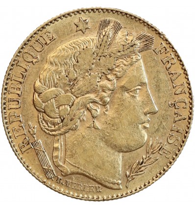 10 Francs Cérès Troisième République