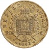 20 Francs Napoléon III Tête Laurée