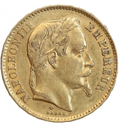 20 Francs Napoléon III Tête Laurée