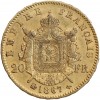 20 Francs Napoléon III Tête Laurée