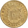 20 Francs Napoléon III Tête Laurée