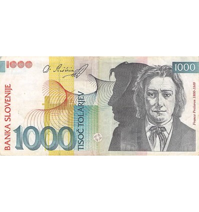1000 Tolarjev Slovénie 2000