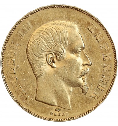 50 Francs Napoléon III Tête Nue