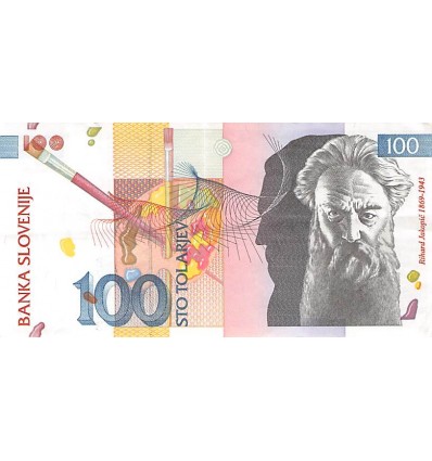 100 Tolarjev Slovénie 1992