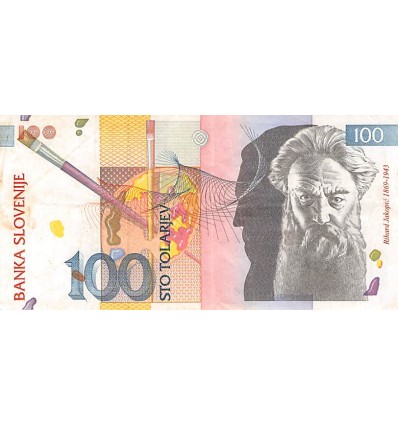 100 Tolarjev Slovénie 1992