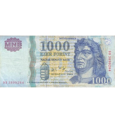 1000 Forint Hongrie 2006