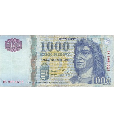 1000 Forint Hongrie 2005