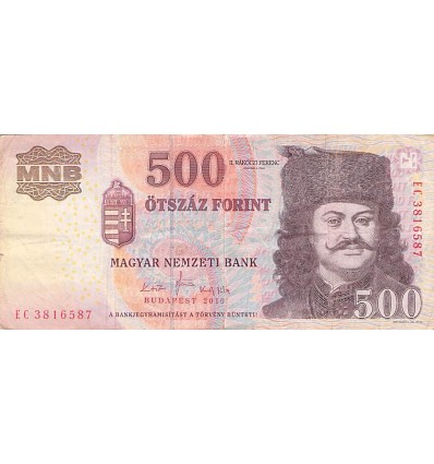 500 Forint Hongrie 2010