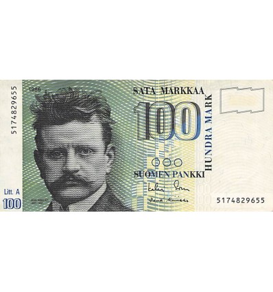 100 Markkaa Finlande 1986