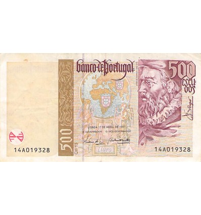 500 Escudos Portugal 1997