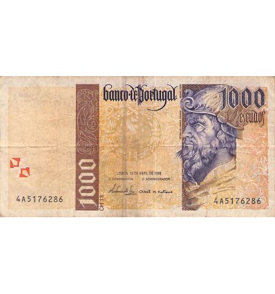 1000 Escudos Portugal 1996