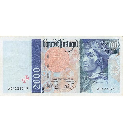 2000 Escudos Portugal 1995
