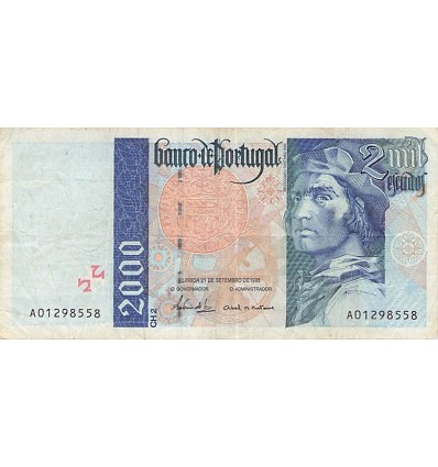 2000 Escudos Portugal 1995