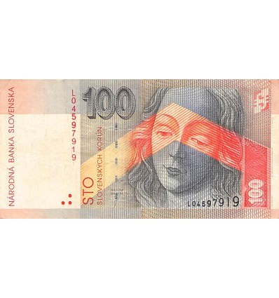 100 Couronnes Slovaquie 1997