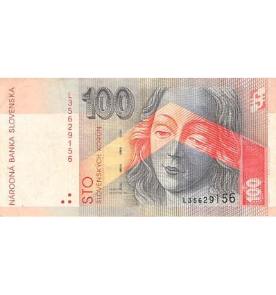 100 Couronnes Slovaquie 1999