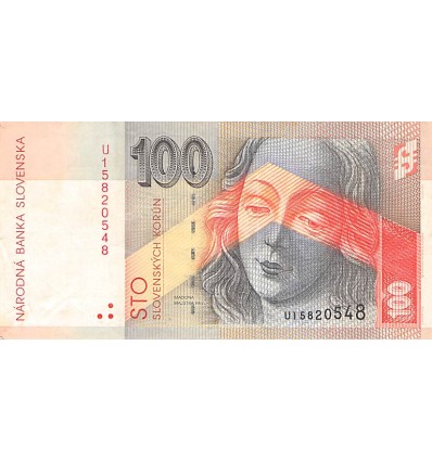 100 Couronnes Slovaquie 2001