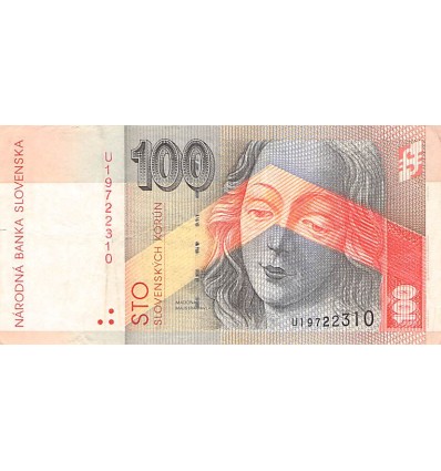 100 Couronnes Slovaquie 2001