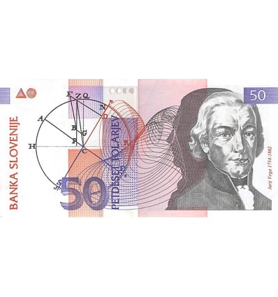 50 Tolarjev Slovénie 1992