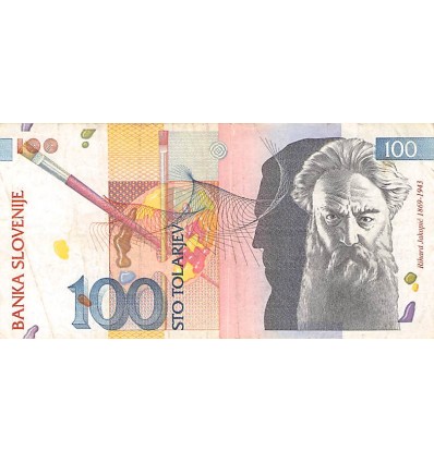 100 Tolarjev Slovénie 1992