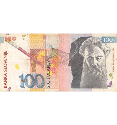 100 Tolarjev Slovénie 1992