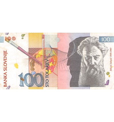 100 Tolarjev Slovénie 1992