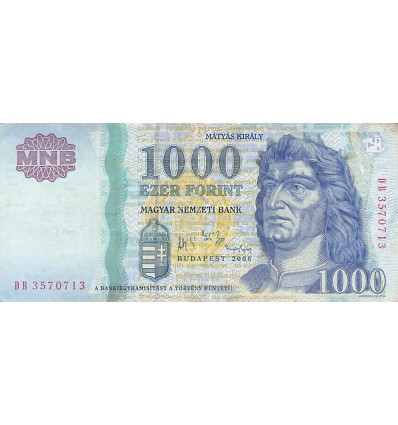 1000 Forint Hongrie 2006