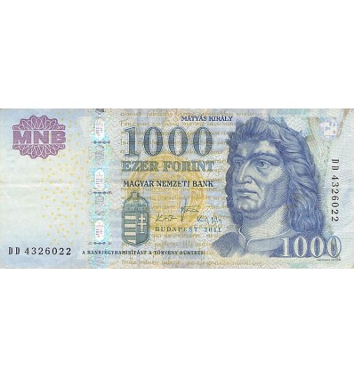 1000 Forint Hongrie 2011