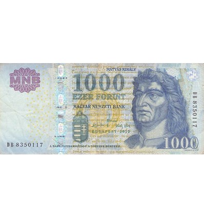 1000 Forint Hongrie 2012
