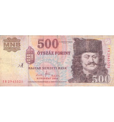 500 Forint Hongrie 2008
