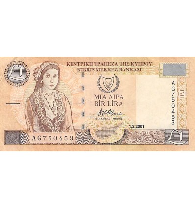 1 Livre Chypre 2001