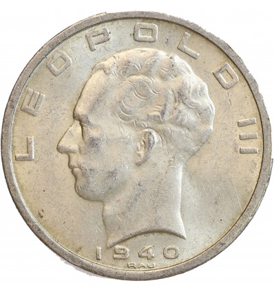 50 Francs Leopold III Légende Flamande - Belgique Argent