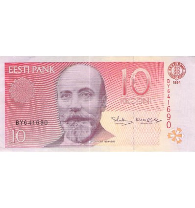 10 Krooni Estonie 1994