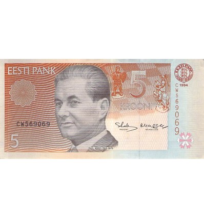 5 Krooni Estonie 1994