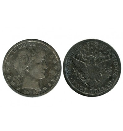 1/2 Dollar Barber Etats - Unis Argent