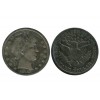 1/2 Dollar Barber Etats - Unis Argent