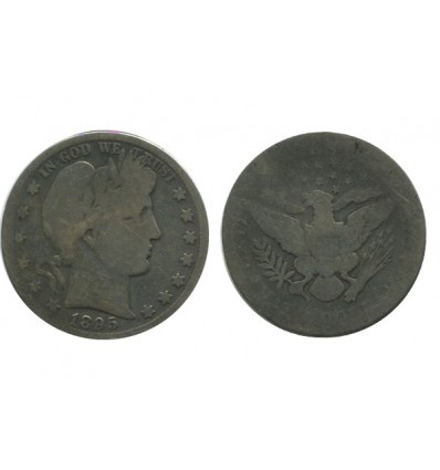 1/2 Dollar Barber Etats - Unis Argent