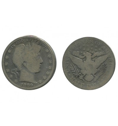 1/2 Dollar Barber Etats - Unis Argent