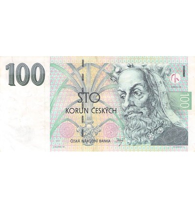 100 Couronnes République Tchèque 1997