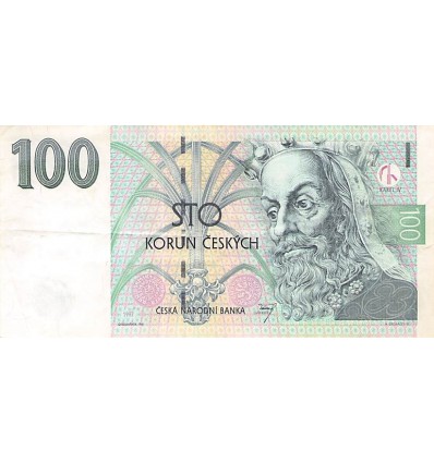 100 Couronnes République Tchèque 1997