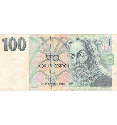 100 Couronnes République Tchèque 1997