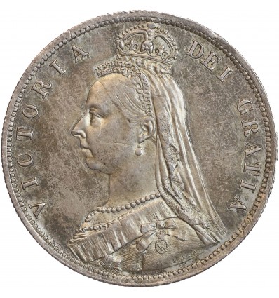 1/2 Couronne Victoria - Grande Bretagne Argent