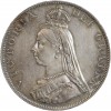 Double Florin Victoria - Grande Bretagne Argent