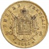 20 Francs Napoléon III Tête Laurée