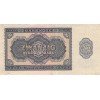 20 Deutsche Mark Allemagne République Démocratique 1955