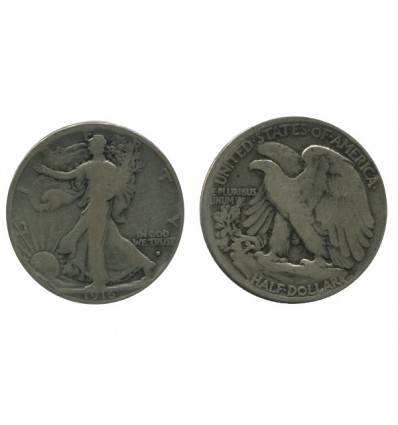 1/2 Dollar Liberte Etats - Unis Argent